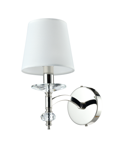 CosmoLight Wall lamp VERONA W01360NI-WH nickel
