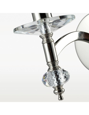 CosmoLight Kinkiet VERONA W01360NI-WH nikiel - produkt 2