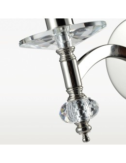CosmoLight Wall lamp VERONA W01360NI-WH nickel - product 2