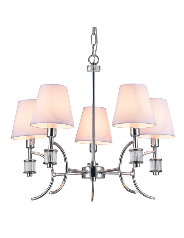CosmoLight LIVERPOOL pendant lamp P05100CH-WH chrome