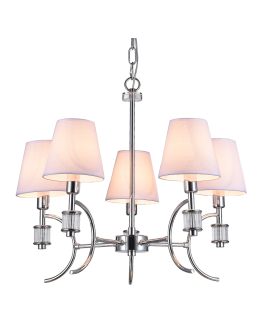 CosmoLight LIVERPOOL pendant lamp P05100CH-WH chrome