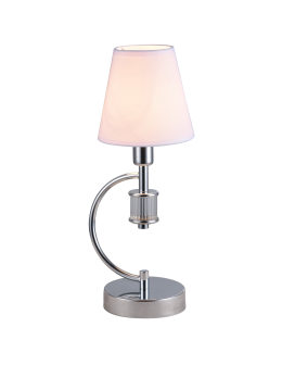 CosmoLight Lampa stołowa LIVERPOOL T01193CH-WH chrom