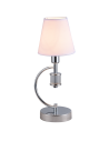 CosmoLight Lampa stołowa LIVERPOOL T01193CH-WH chrom