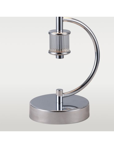 CosmoLight LIVERPOOL table lamp T01193CH-WH chrome. - product 2