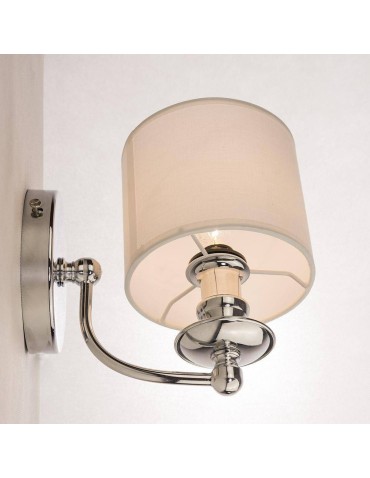 CosmoLight ABU DHABI Wall lamp W01888CH-WH chrome - product 2