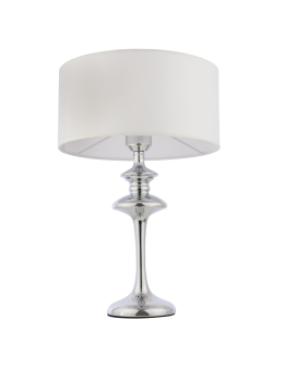 CosmoLight ABU DHABI table lamp T01413CH-WH chrome.