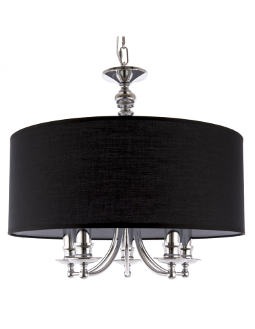 CosmoLight ABU DHABI pendant lamp P05697CH-BK chrome