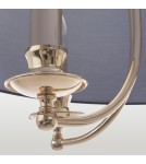 Hampton style pendant lamps - CosmoLight ABU DHABI pendant lamp P05896AU-BK gold. - product 2