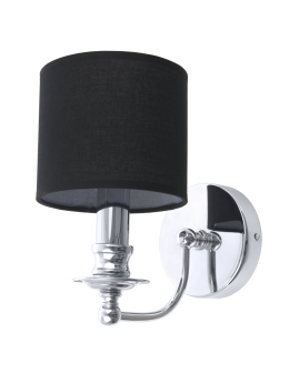 CosmoLight ABU DHABI Wall lamp W01397CH-BK chrome.