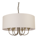 Hampton style pendant lamps - CosmoLight ABU DHABI pendant lamp P06871BR-WH brass - product 1