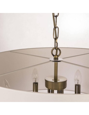 CosmoLight ABU DHABI pendant lamp P06871BR-WH brass - product 2