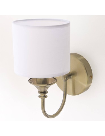 CosmoLight Kinkiet ABU DHABI W01844BR-WH mosiądz - produkt 2