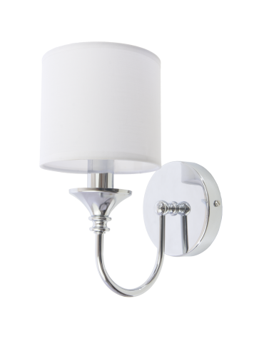 CosmoLight ABU DHABI Wall lamp W01837CH-WH chrome