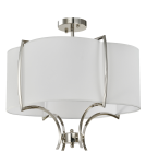 Hampton style pendant lamps - CosmoLight FARO pendant lamp P04046NI-WH nickel - product 4