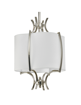 CosmoLight FARO pendant lamp P01039NI-WH nickel