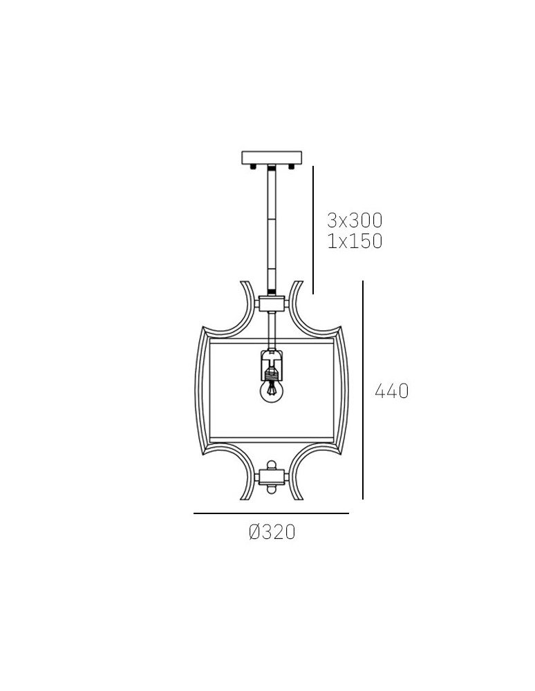 Pendant lamps with lampshade - CosmoLight FARO pendant lamp P01039NI-WH nickel - product kolory-swiatla.pl 4