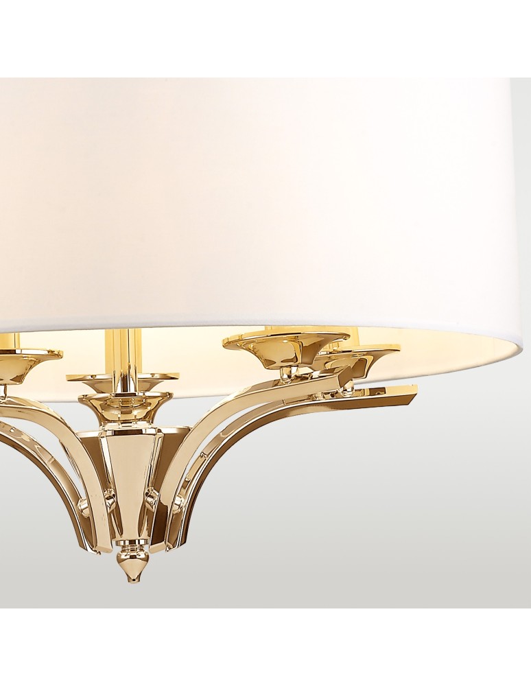 Hampton style pendant lamps - CosmoLight ATLANTA pendant lamp P05797AU-WH gold. - product kolory-swiatla.pl 2