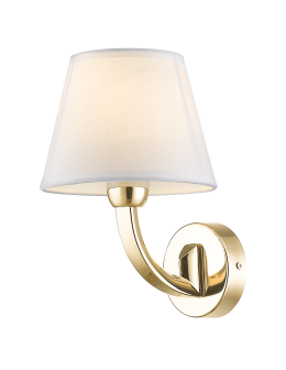 CosmoLight Wall lamp ATLANTA W01964AU-WH gold.