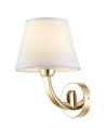 CosmoLight Wall lamp ATLANTA W01964AU-WH gold.