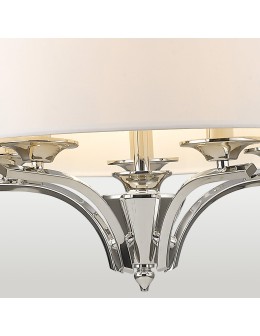 CosmoLight ATLANTA pendant lamp P05803NI-WH nickel - product 2