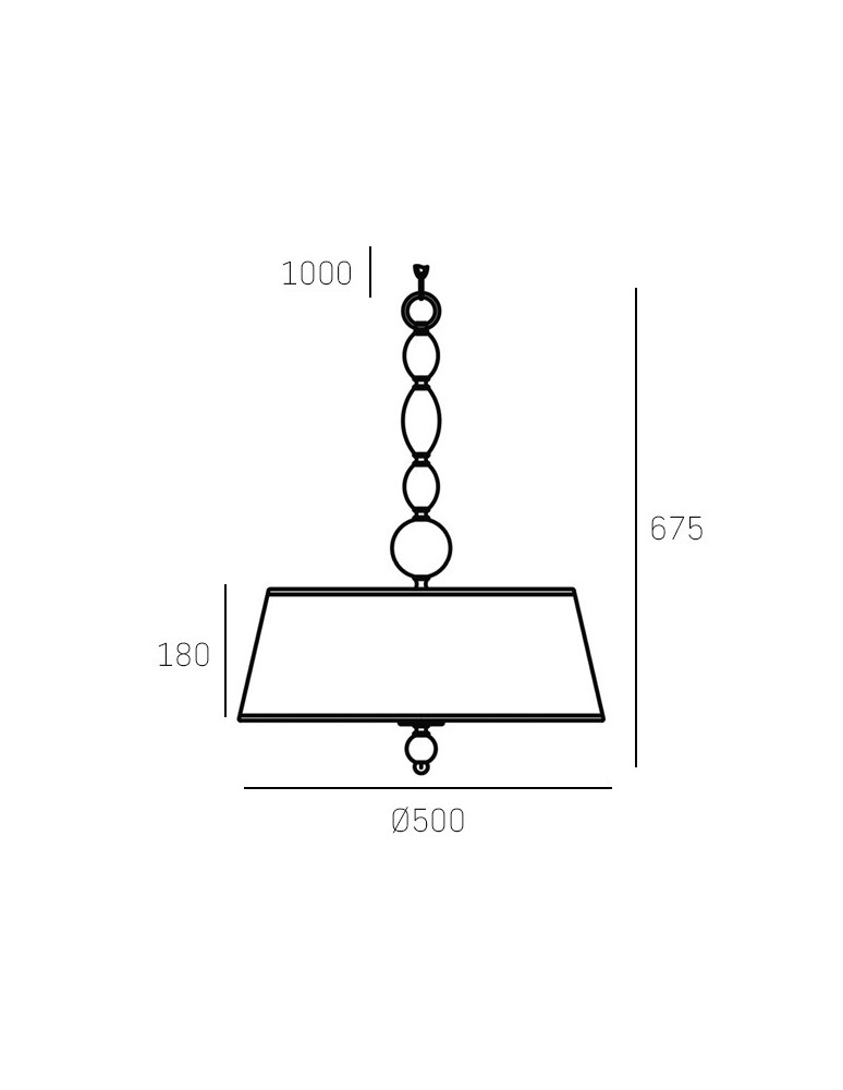 Modern chandeliers - CosmoLight CANCUN pendant lamp P04981CH-WH chrome - product kolory-swiatla.pl 5