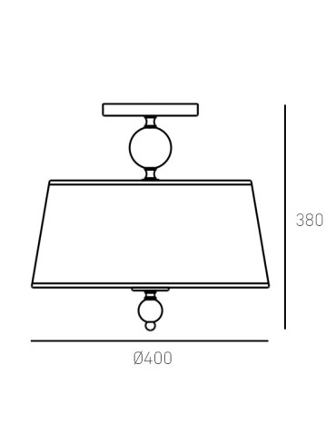 CosmoLight Plafon CANCUN C03957CH-WH chrom - produkt 2