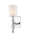 CosmoLight CANCUN wall lamp W01780CH-WH chrome