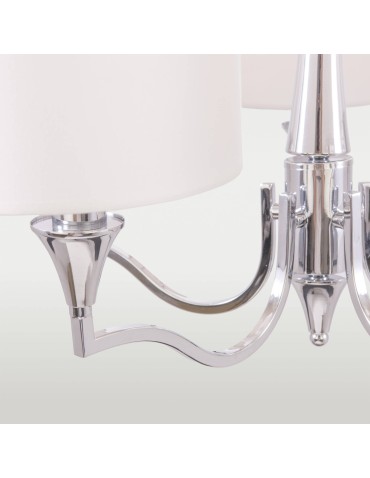 CosmoLight Lampa wisząca WASHINGTON P05915NI-WH nikiel - produkt 2