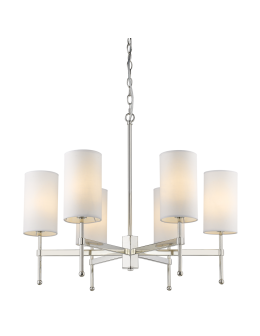 CosmoLight DENVER pendant lamp P06994NI-WH nickel