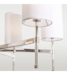 Modern chandeliers - CosmoLight DENVER pendant lamp P06994NI-WH nickel - product 2