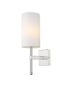 View CosmoLight DENVER wall lamp W01987NI-WH nickel