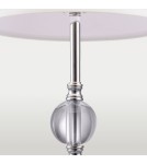 Table lamps with lampshade - CosmoLight MONACO table lamp T01230CH-WH chrome - product 2