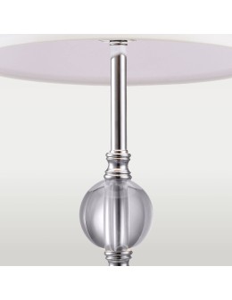 CosmoLight MONACO table lamp T01230CH-WH chrome - product 2