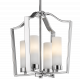 CosmoLight Lampa wisząca DUBLIN P04131CH Chrom 