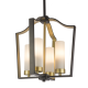 CosmoLight Lampa wisząca DUBLIN P04148BZ Złoty Brąz 