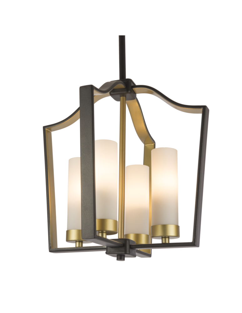 Hampton style pendant lamps - CosmoLight DUBLIN P04148BZ Gold Bronze Pendant Lamp  - product kolory-swiatla.pl 1