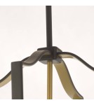 Hampton style pendant lamps - CosmoLight DUBLIN P04148BZ Gold Bronze Pendant Lamp  - product 2