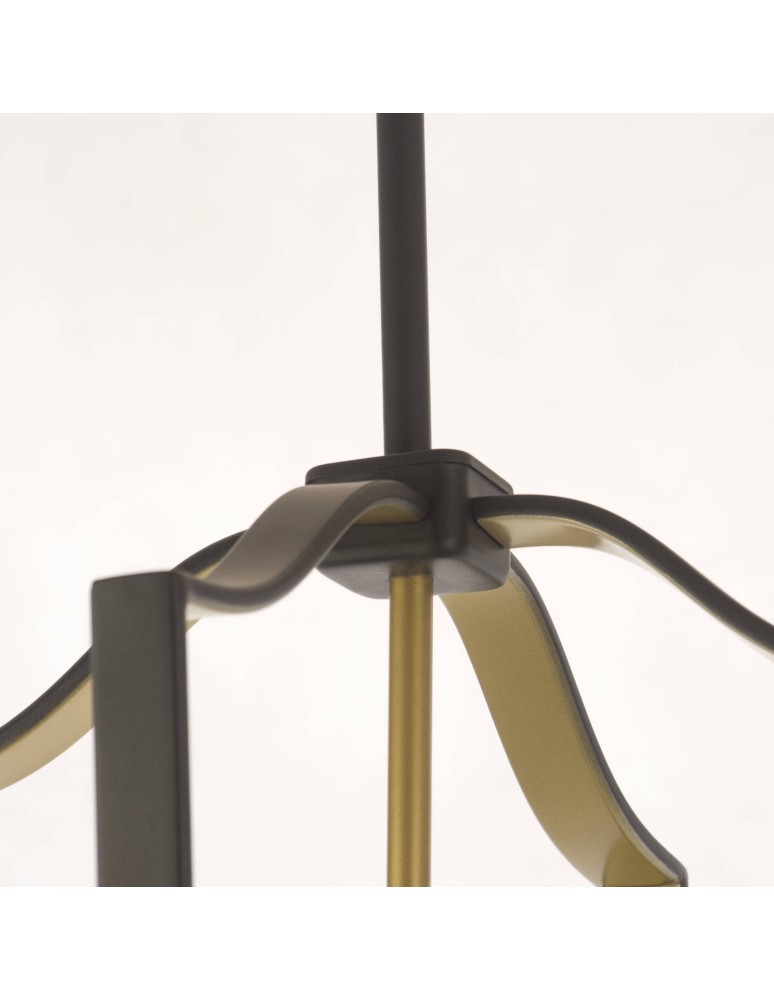 Hampton style pendant lamps - CosmoLight DUBLIN P04148BZ Gold Bronze Pendant Lamp  - product kolory-swiatla.pl 2