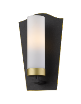 CosmoLight Kinkiet DUBLIN W01162BZ  Czarny   Złoty 