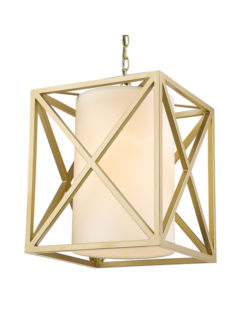 Pendant lamps - CosmoLight NEW YORK pendant lamp P01403AU-WH gold. - product kolory-swiatla.pl 1