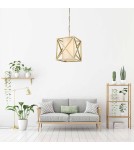 Pendant lamps - CosmoLight NEW YORK pendant lamp P01403AU-WH gold. - product 3