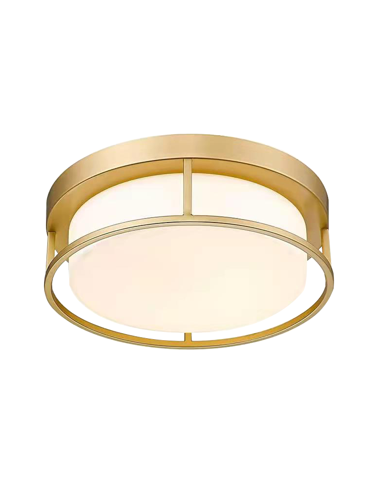 Retro ceiling lamps - CosmoLight Plafond WARSAW C02404AU Gold.  - product kolory-swiatla.pl 1