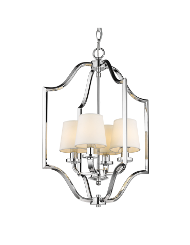 CosmoLight NEW YORK pendant lamp P04380CH-WH chrome