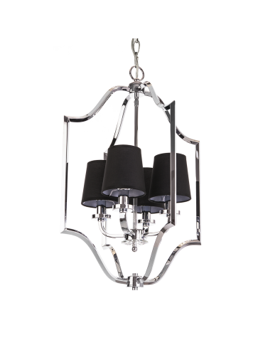 CosmoLight NEW YORK pendant lamp P04380CH-BK chrome