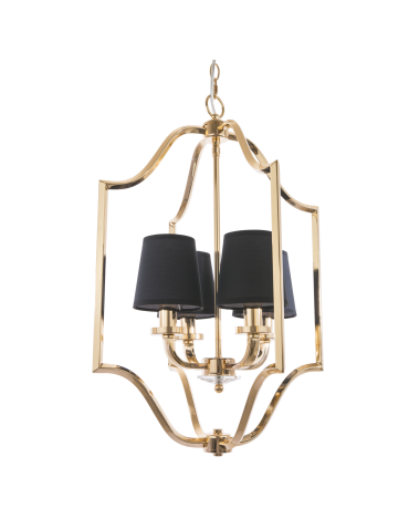 CosmoLight NEW YORK pendant lamp P04667AU-BK gold.