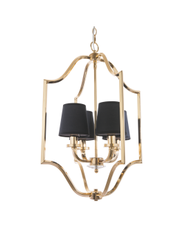 CosmoLight Lampa wisząca NEW YORK P04667AU-BK złoty