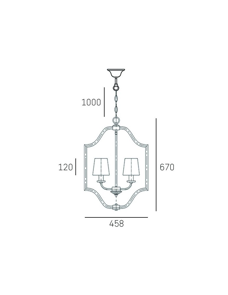 Hampton style pendant lamps - CosmoLight NEW YORK pendant lamp P04667AU-BK gold. - product kolory-swiatla.pl 3