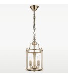 Hampton style pendant lamps - CosmoLight NEW YORK pendant lamp P03875AU Gold.  - product 3
