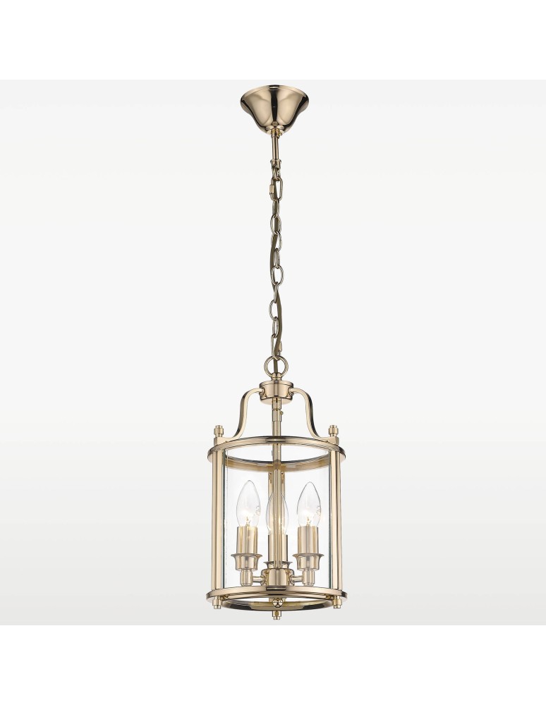 Hampton style pendant lamps - CosmoLight NEW YORK pendant lamp P03875AU Gold.  - product kolory-swiatla.pl 3