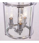 Hampton style pendant lamps - CosmoLight NEW YORK P03427CH Chrome pendant lamp  - product 4